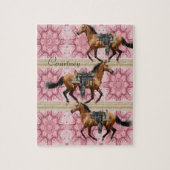 Puzzles Chevaux roses (Vertical)