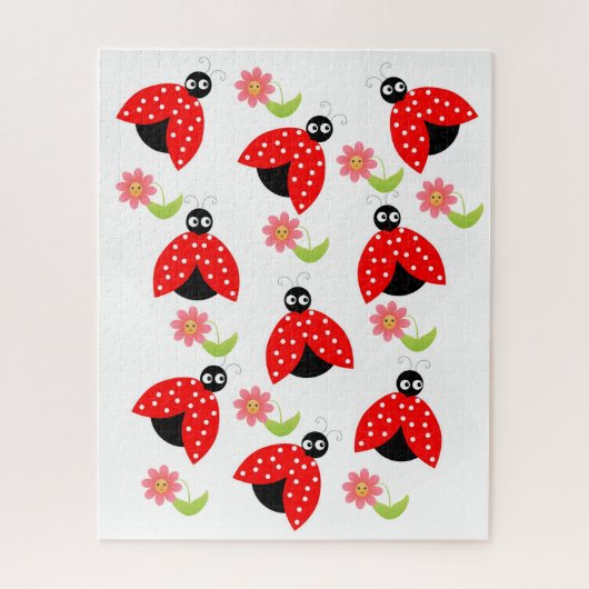 Puzzles Coccinelles Floral (Vertical)