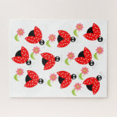 Puzzles Coccinelles Floral (Horizontal)