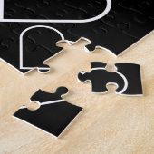 Puzzles Coeurs blancs noirs (Côté)