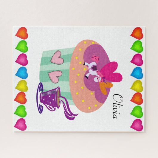 Puzzles Coeurs Cupcake (Horizontal)