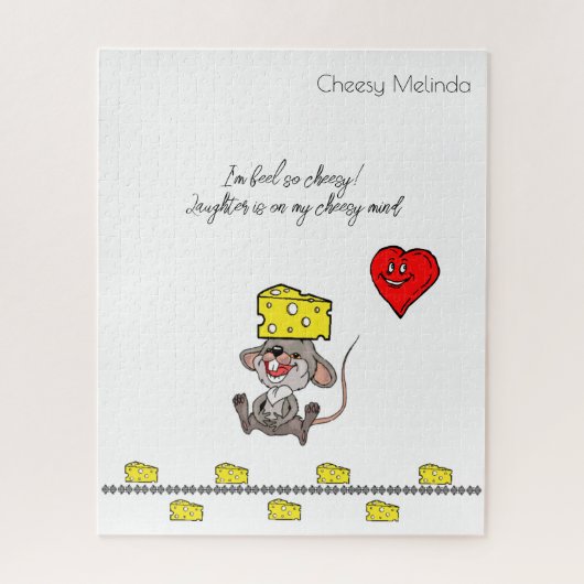 Puzzles Coeurs Fromage de souris Fromage (Vertical)