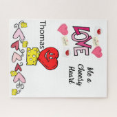 Puzzles Coeurs Fromage Fromage (Horizontal)