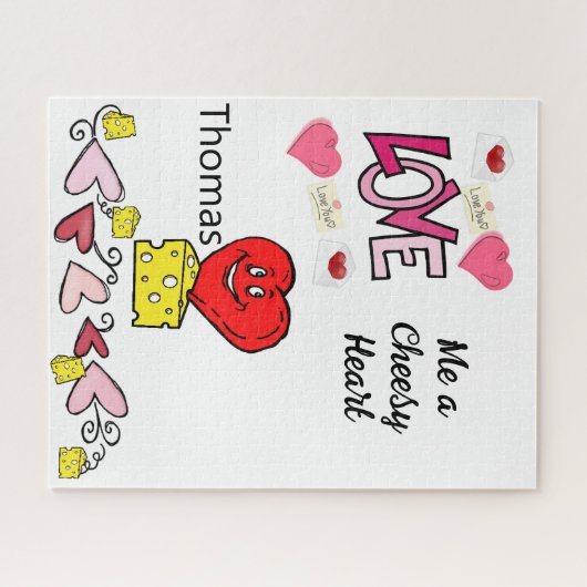 Puzzles Coeurs Fromage Fromage (Horizontal)