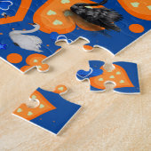 Puzzles Coeurs Orange Swans Blue Stars (Côté)