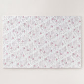 Puzzles Coeurs roses (Horizontal)