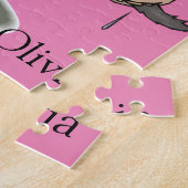 Puzzles Coeurs roses de vache poilue (Côté)