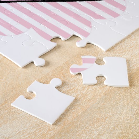 Puzzles Coeurs Roses Saint Valentin (Côté)