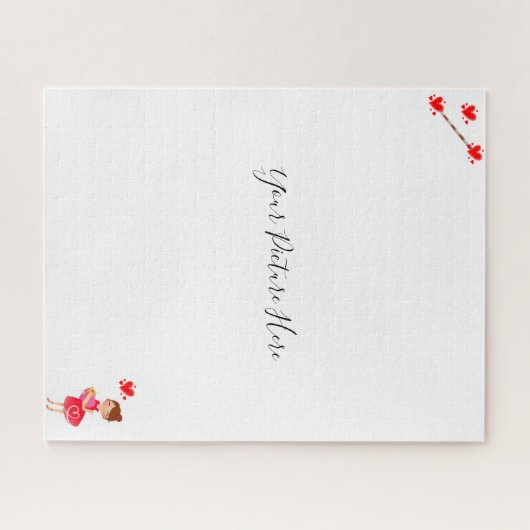 Puzzles Coeurs rouges (Horizontal)