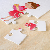 Puzzles Coeurs rouges (Côté)