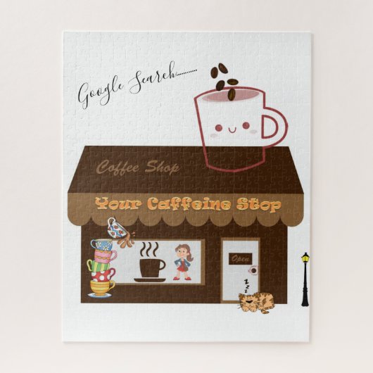 Puzzles Coffee Shop Legpuzzel (Verticaal)