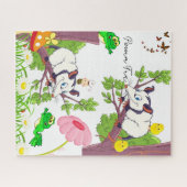 Puzzles Coloré Possum Chick Frog (Horizontal)