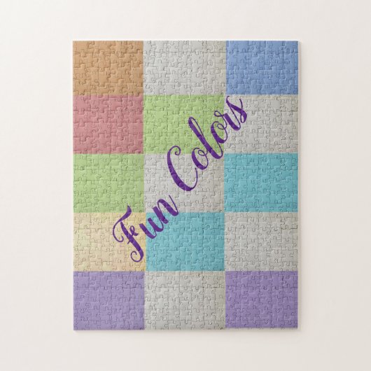 Puzzles colorés (Vertical)