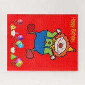 Puzzles Colorful heureux Anniversaire amis famille (Horizontal)