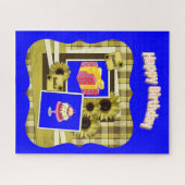 Puzzles Colorful heureux Anniversaire amis famille (Horizontal)