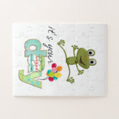 Puzzles Colorful heureux Anniversaire amis famille (Horizontal)