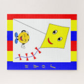 Puzzles Colorful Kite Legpuzzel (Horizontaal)