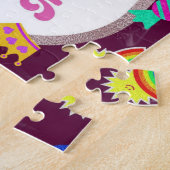 Puzzles - Conception de typographie rétro mignonne (Côté)