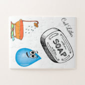 Puzzles Cool Mousse Salle de Bain (Horizontal)