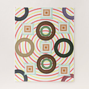 Puzzles couleurs Abstraites Circulaire