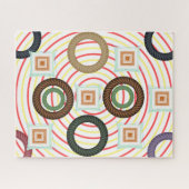 Puzzles couleurs Abstraites Circulaire (Horizontal)