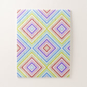 Puzzles Couleurs Assorties Jaune & Blanc Bande (Vertical)