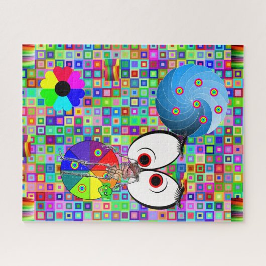 Puzzles couleurs colorées (Horizontal)