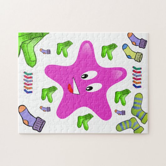 Puzzles couleurs colorées (Horizontal)