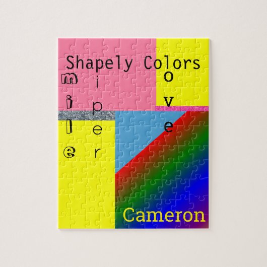 Puzzles Couleurs colorées Formes Abstraites (Vertical)