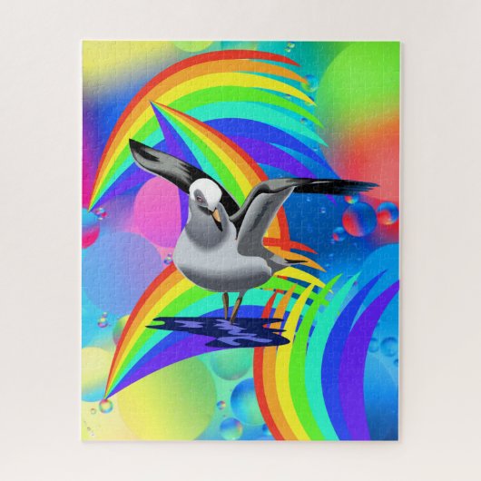 Puzzles Couleurs colorées Mouettes (Vertical)