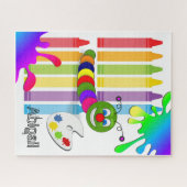 Puzzles Couleurs des tortues Crayons (Horizontal)