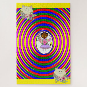 Puzzles Couleurs Difficiles Fille Chats Chatons