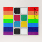 Puzzles couleurs vives Motif (Horizontal)