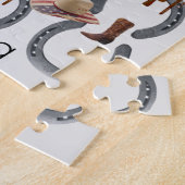 Puzzles Cowboy Saddle Horse Chaussure Casquette (Côté)
