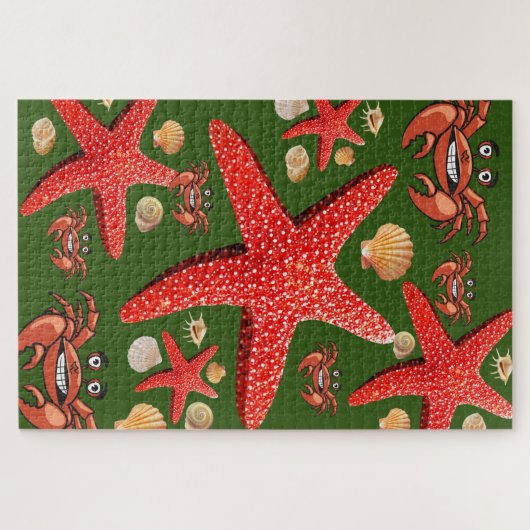 Puzzles Crabe Starfish Beach Shops (Horizontal)