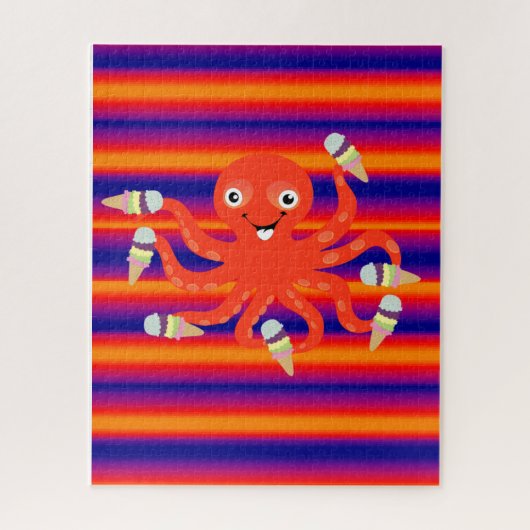 Puzzles Crème glacée Octopus (Vertical)