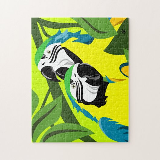 Puzzles d'art de perroquet (Vertical)