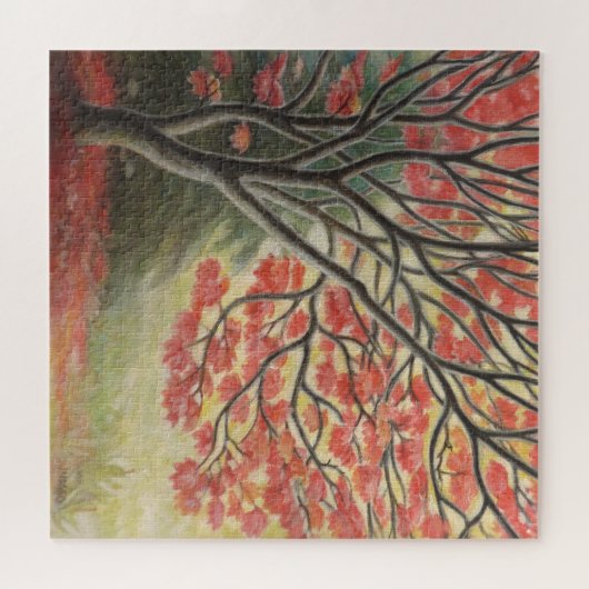 Puzzles d'art paysager canadien - Érable d'automne (Horizontal)