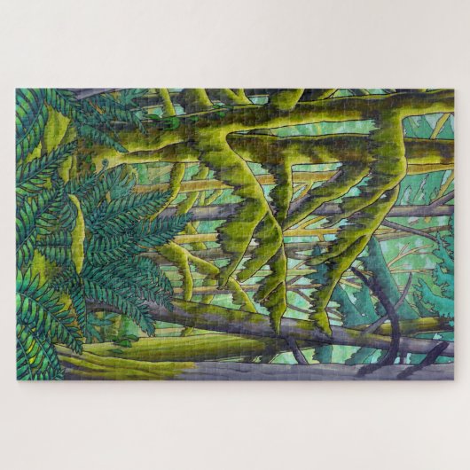 Puzzles d'art paysager du Canada - Forêt ancienne (Horizontal)