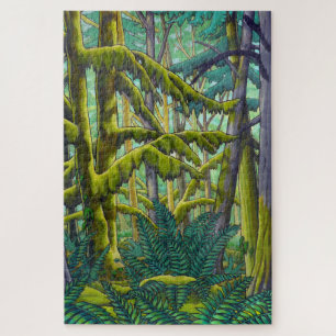 Puzzles d'art paysager du Canada - Forêt ancienne