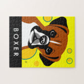 Puzzles de chien Boxer contemporain (Horizontal)