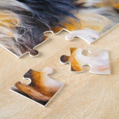 Puzzles de chiens Spaniel Tibétain. (Côté)