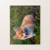 Puzzles de chiens Welsh Corgi. (Vertical)