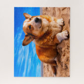 Puzzles de chiens Welsh Corgi. (Vertical)