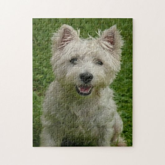Puzzles de chiens Westie. (Vertical)