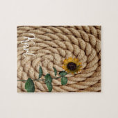 Puzzles de corde de tournesol (Horizontal)