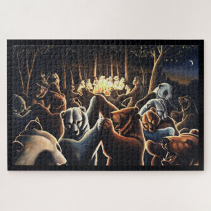 Puzzles de danse d'art d'ours - puzzles de