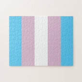 Puzzles de drapeau de transsexuel (Horizontal)