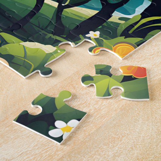 Puzzles de paysage d'été (Côté)