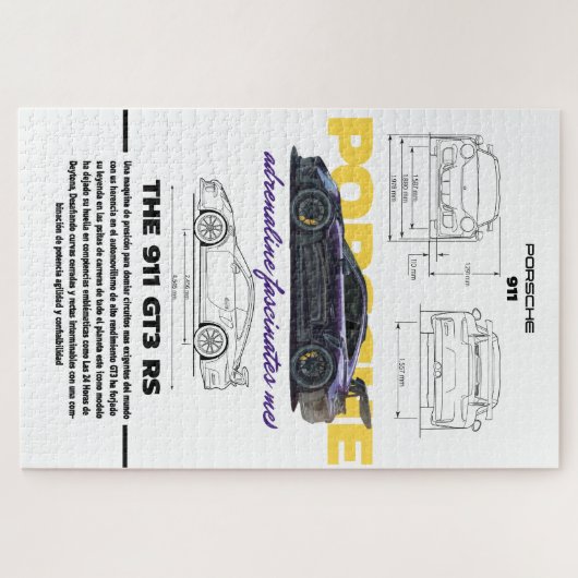 Puzzles de Porsche GT3 RS Legpuzzel (Horizontaal)